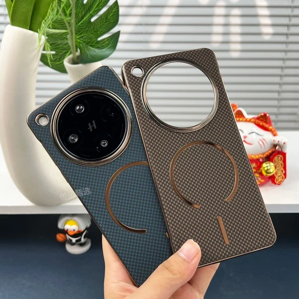 适用oppofindx8手机壳无边框磁吸凯夫拉纹理findx8pro超薄保护套