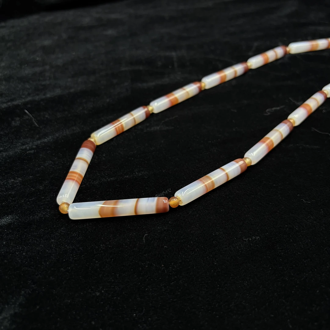 YZ80 清 玛瑙管串