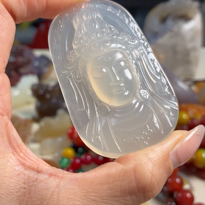 玛瑙/玉髓未镶嵌吊坠(不含链)