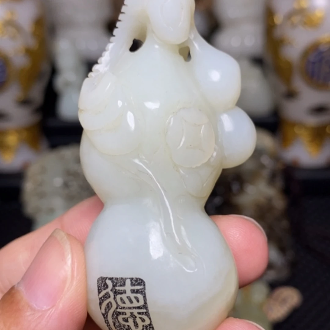 【闪购商品】和田玉未镶嵌挂件为**当