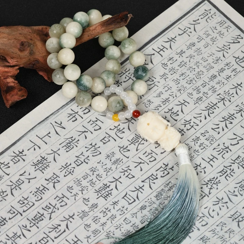 菩提-六字经文度母-双圈手串（无礼盒）-602