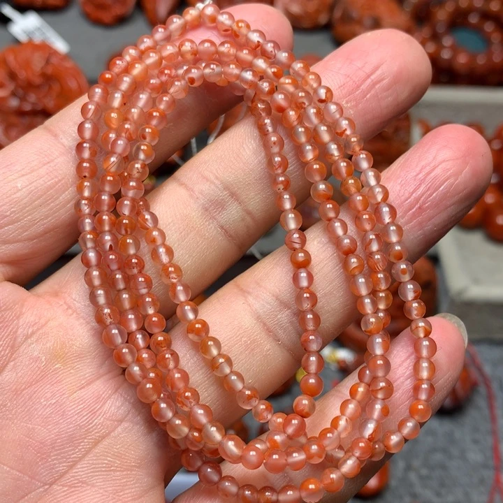 未镶嵌手串南红玛瑙3+’mm