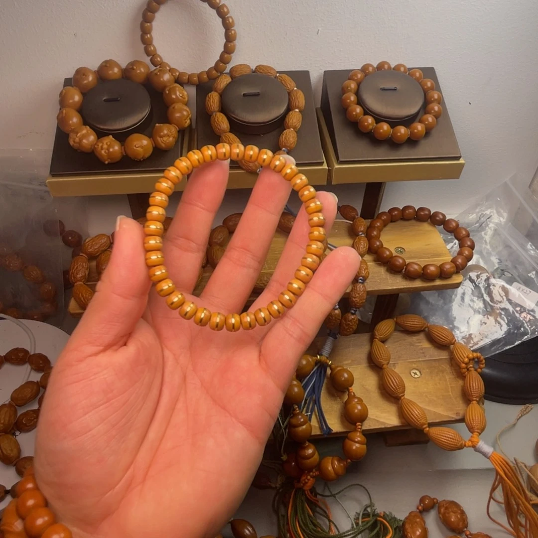 東***)手串/手链橄榄核7➕核铜