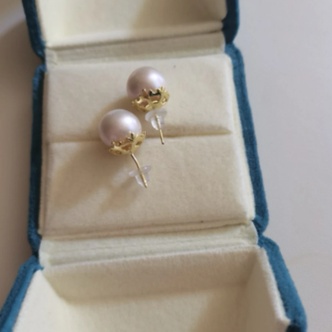 【珠光梦影】11-12mm淡水珍珠耳钉71