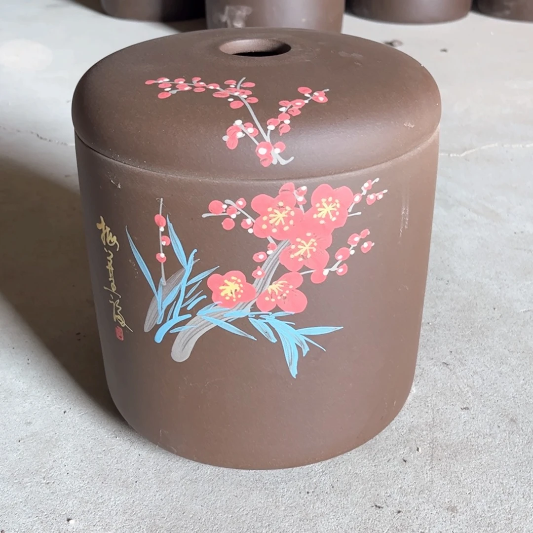紫砂茶叶罐8饼茶叶罐