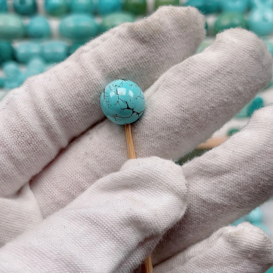 绿松石配饰未镶嵌0*-