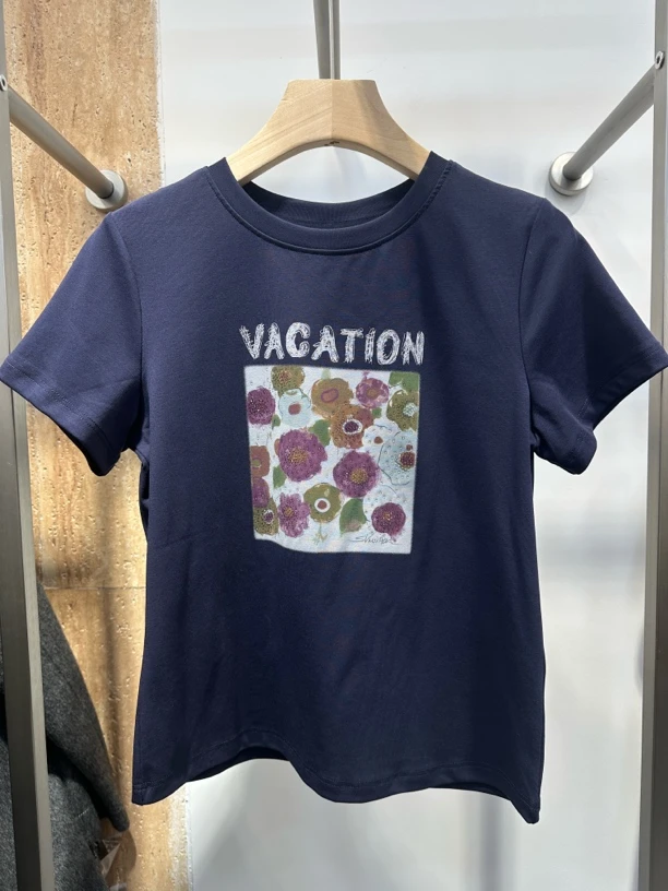 新款短袖T恤时尚印花