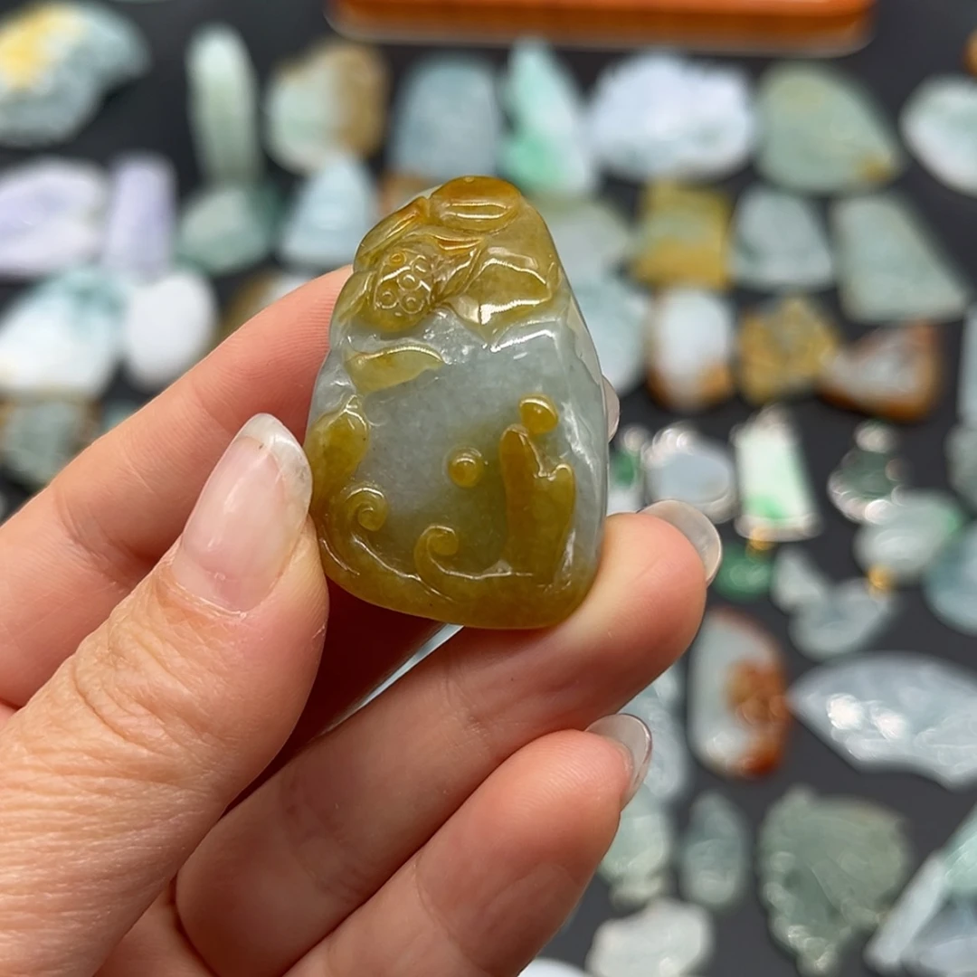 【闪购商品】翡翠颈饰未镶嵌悟道