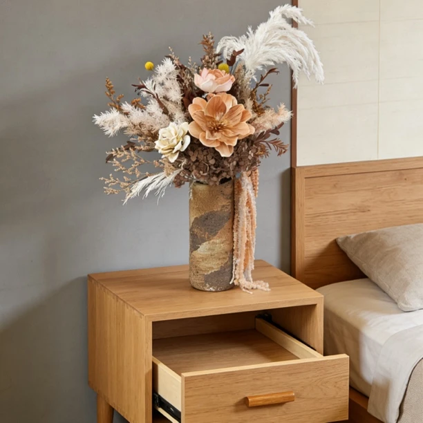 【焦糖拿铁】永生花干花混搭花束办公室卧室客厅家居摆件