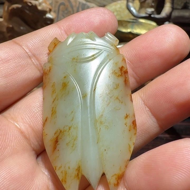 甜***瓜和田玉（糖玉）未镶嵌颈饰