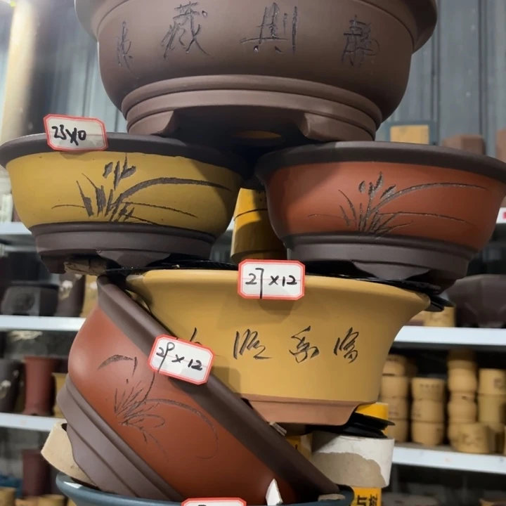紫砂花盆              100-6