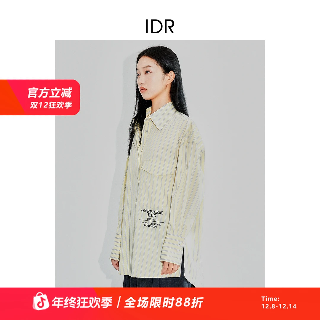 【姚领YAOLY】女装专柜娃娃领长袖衬衫932H32342