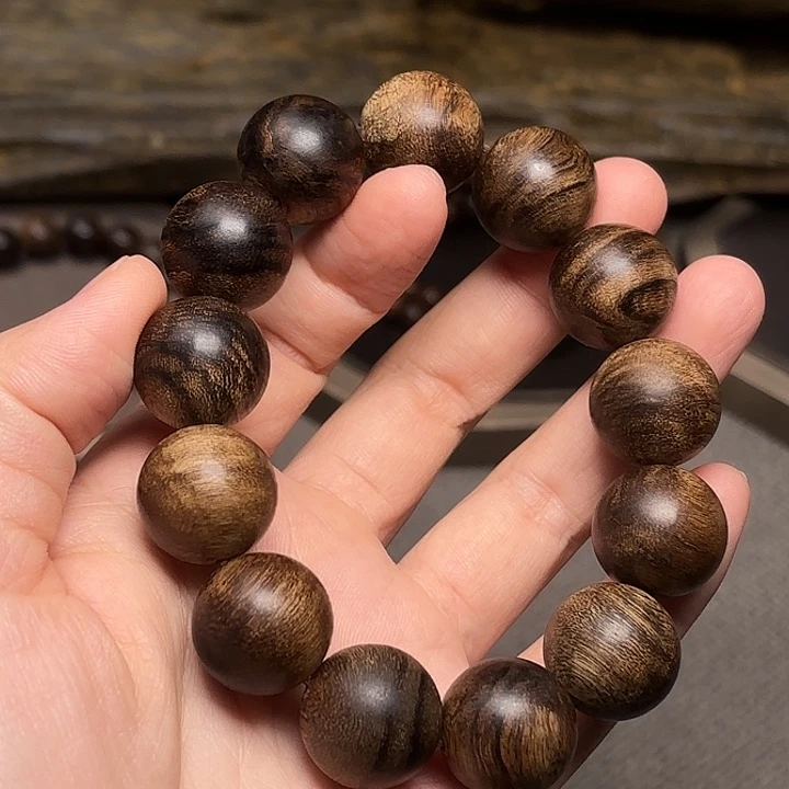 手串沉香越南芽庄白棋楠帝王瘤疤1.8