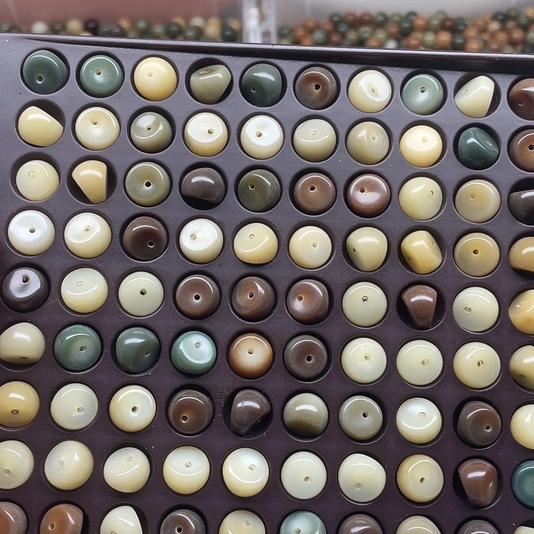 吊坠白玉菩提12三色大肠100颗