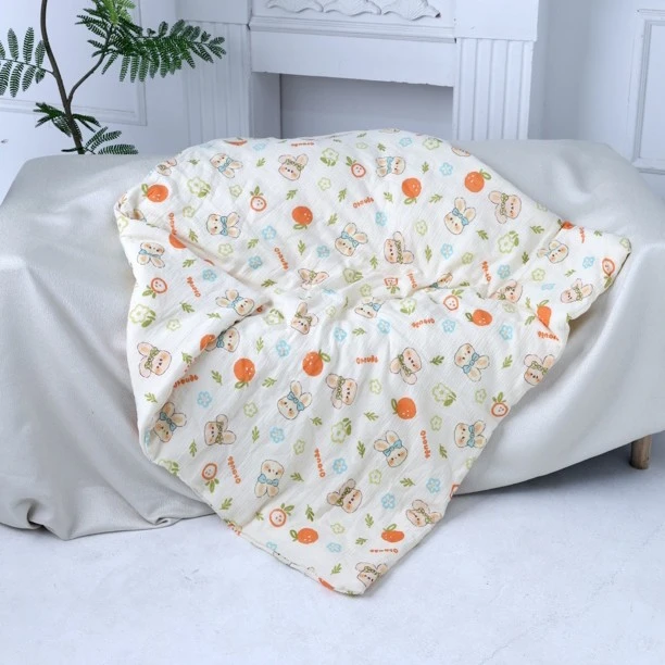 新生儿专用包被柔软棉花被子婴儿母婴a类全棉被子可拆卸婴儿被子