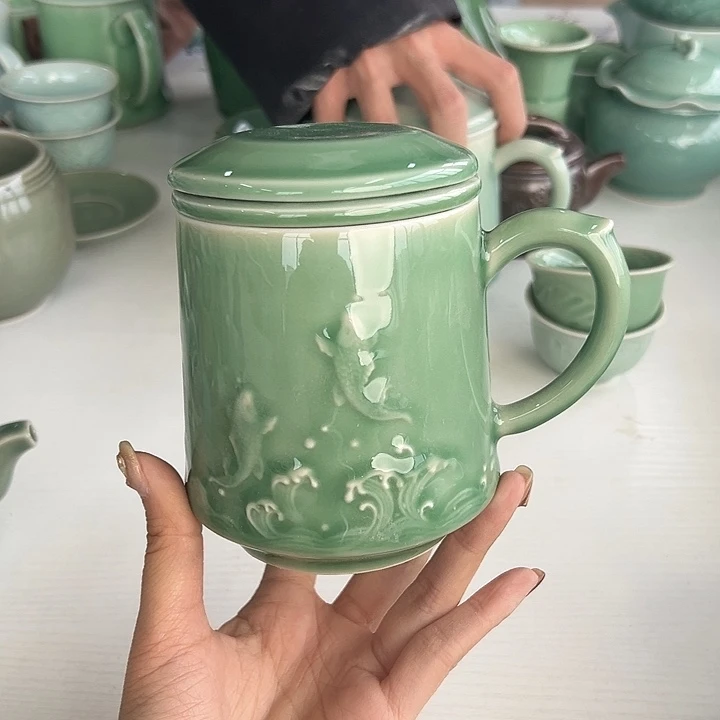 小米茶器龙泉青瓷