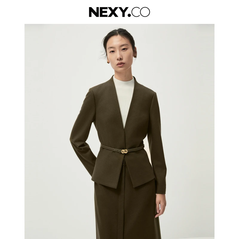 【晨粉专享价】NEXY.CO/奈蔻梭织套头小衫XD02393E4