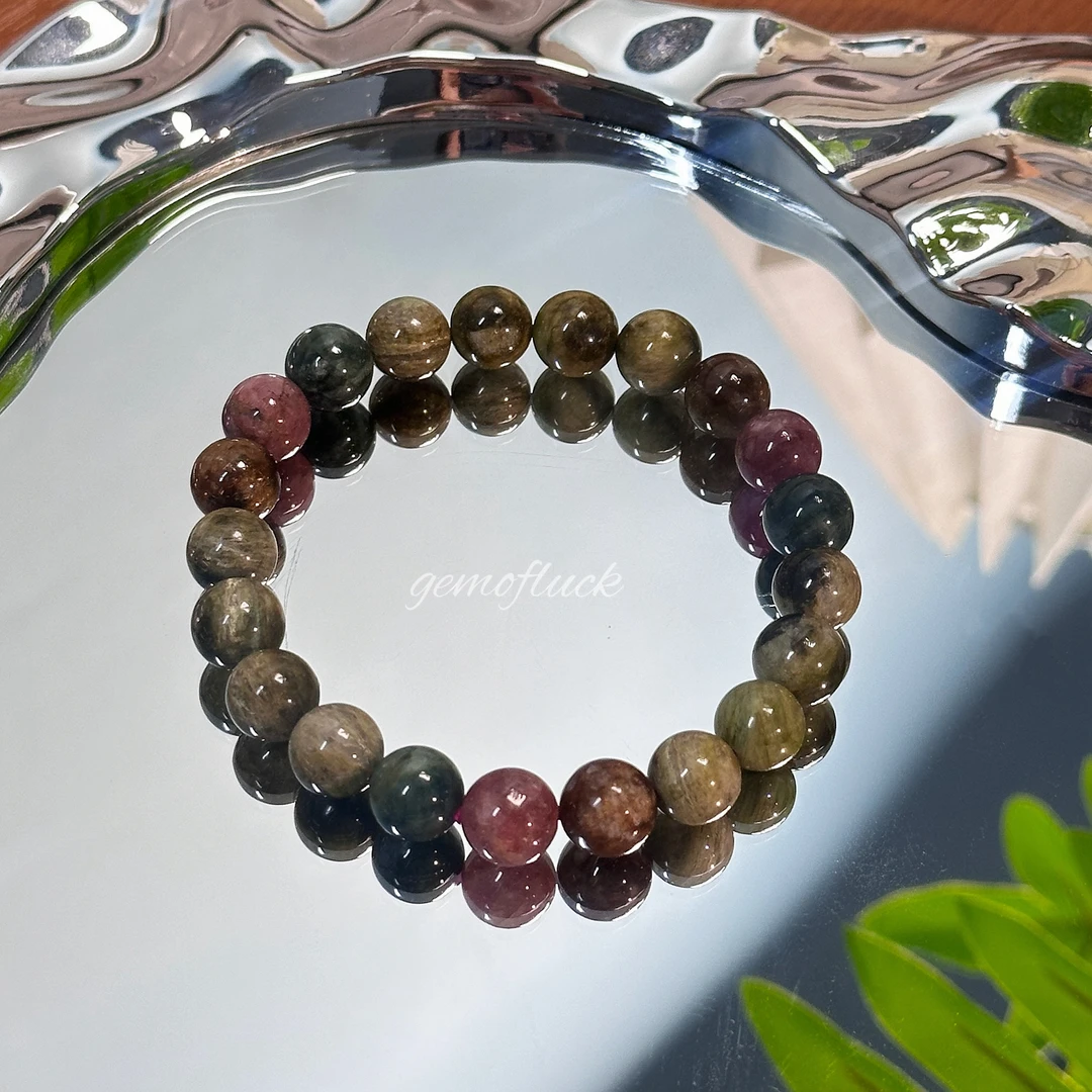 xy368-天然碧玺水晶手串