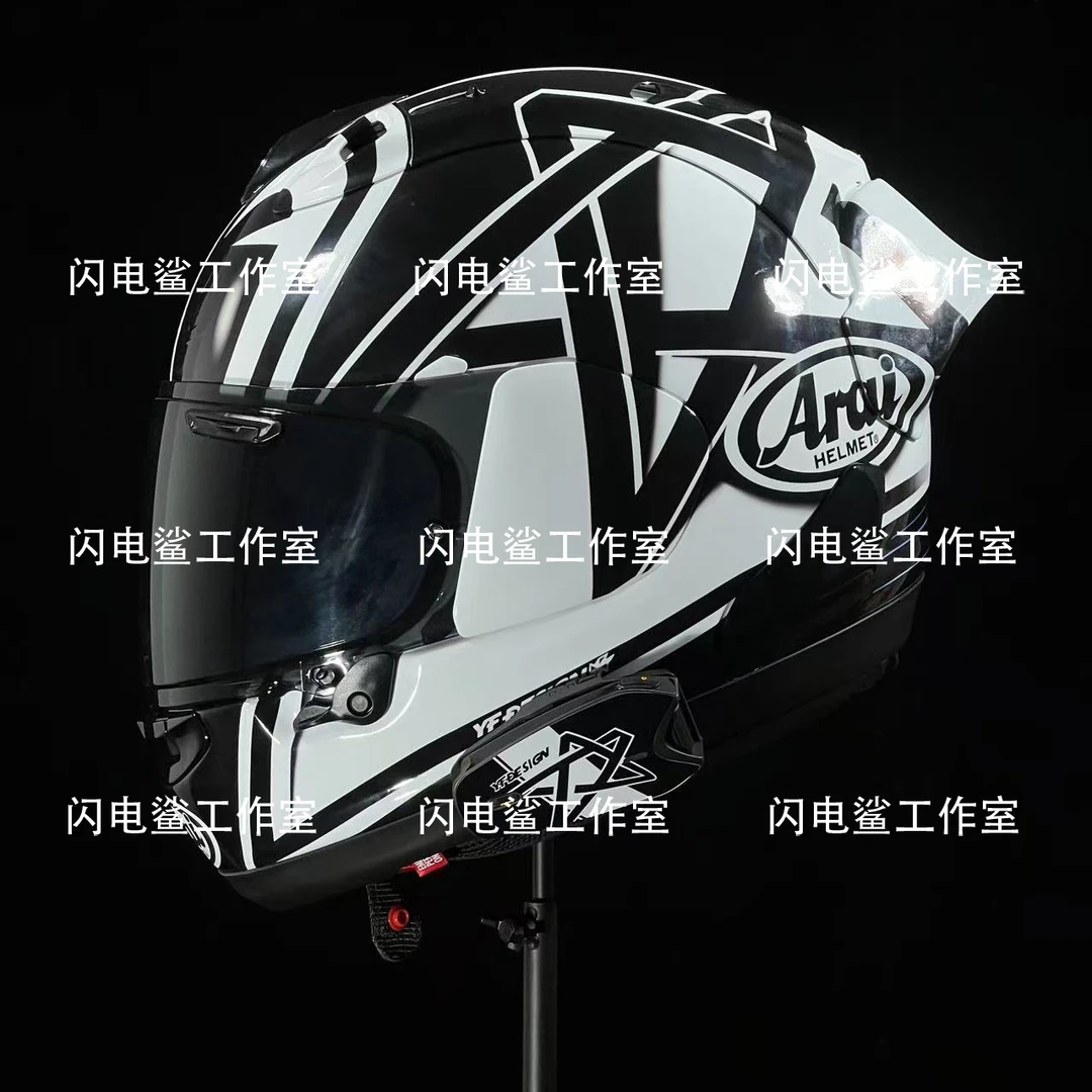 ARAI rx7x头盔彩绘膜整贴五芒星大眼（原盔什么颜色都可以）