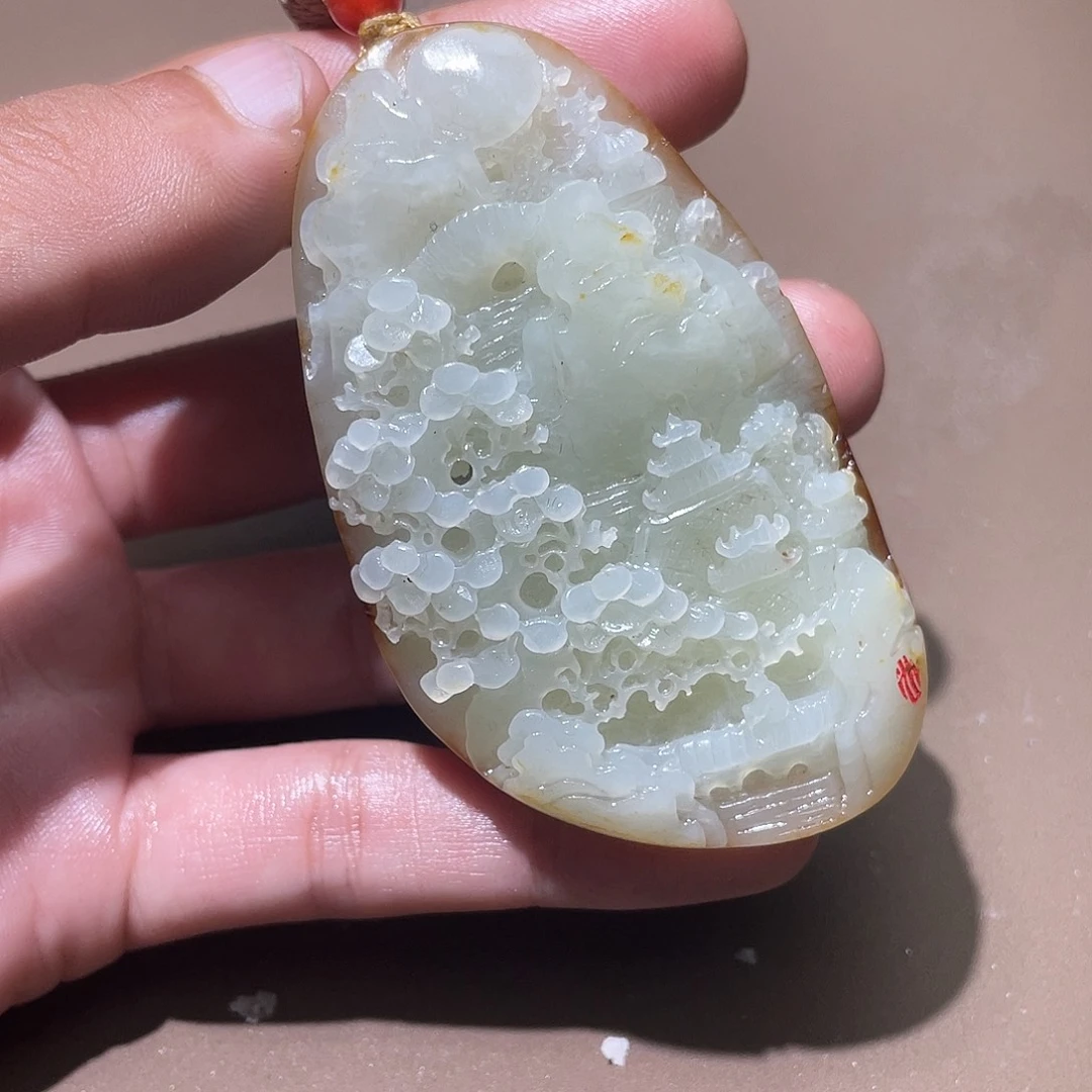 和田玉颈饰未镶嵌Z6