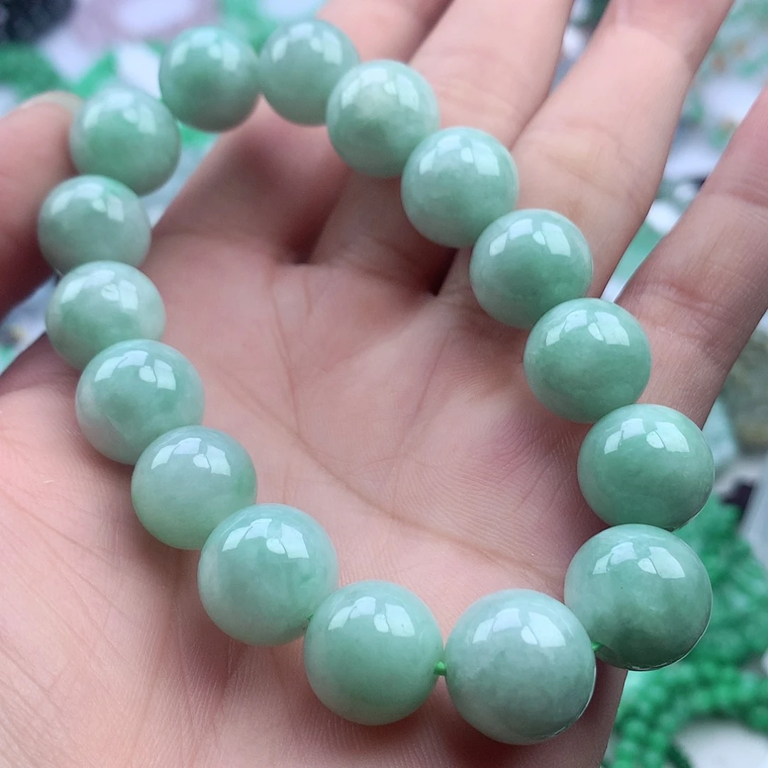 未镶嵌手链翡翠手串