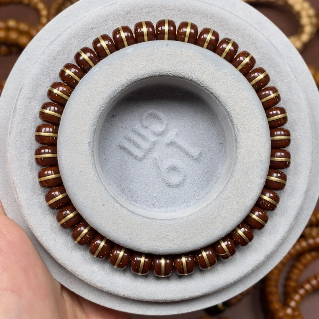 手串紫金鼠实心鼠一线天卡7.5