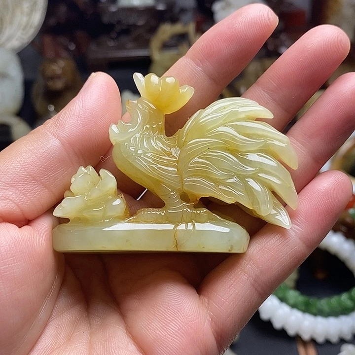 和田玉未镶嵌把件扎****恩