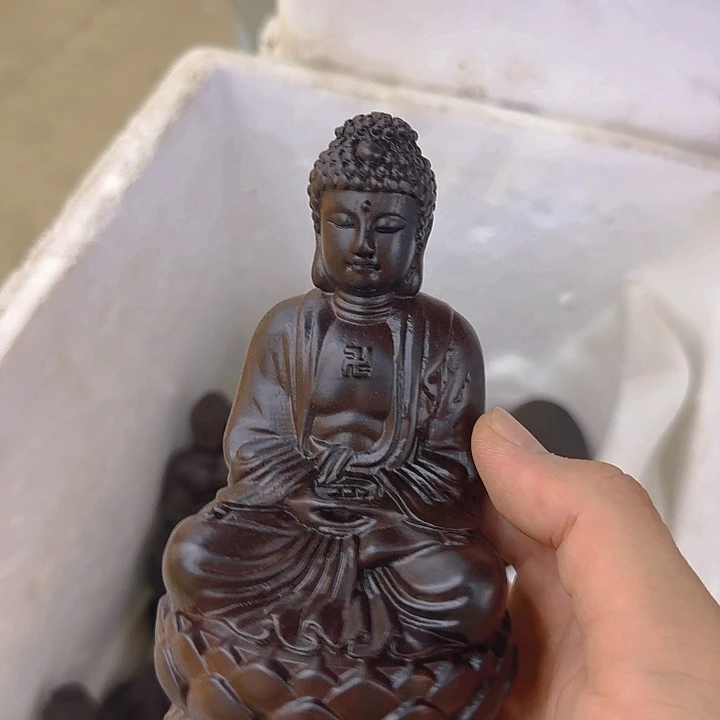 木黑檀木15坐佛一身