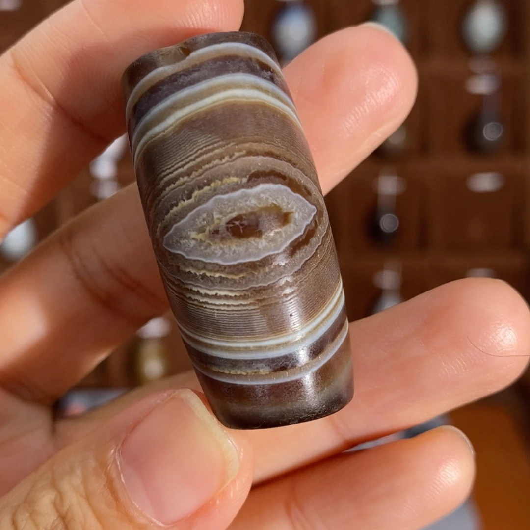 闲***云玛瑙/玉髓未镶嵌颈饰