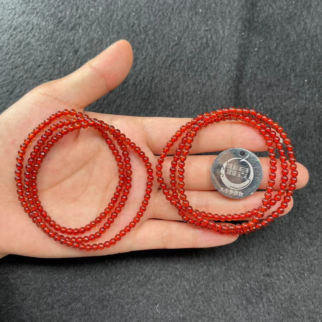 翡昱-SH62-33744-石榴石珠链颈饰/约卡3+/约135颗-多样性发其一-C