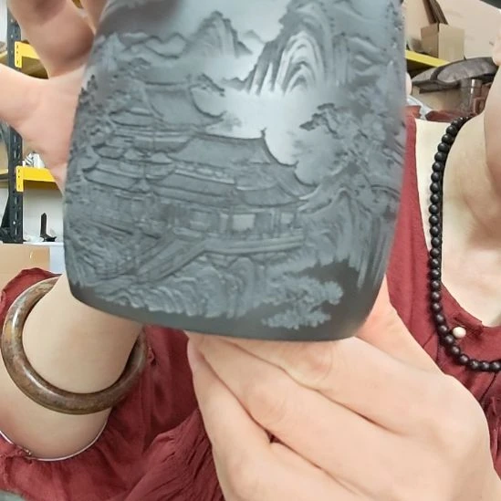 泗水砭石文化馆女娲石观山杯