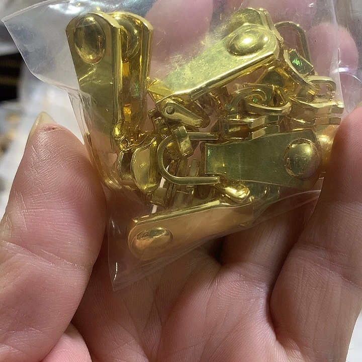 无纺布金色5号普通拉头10个