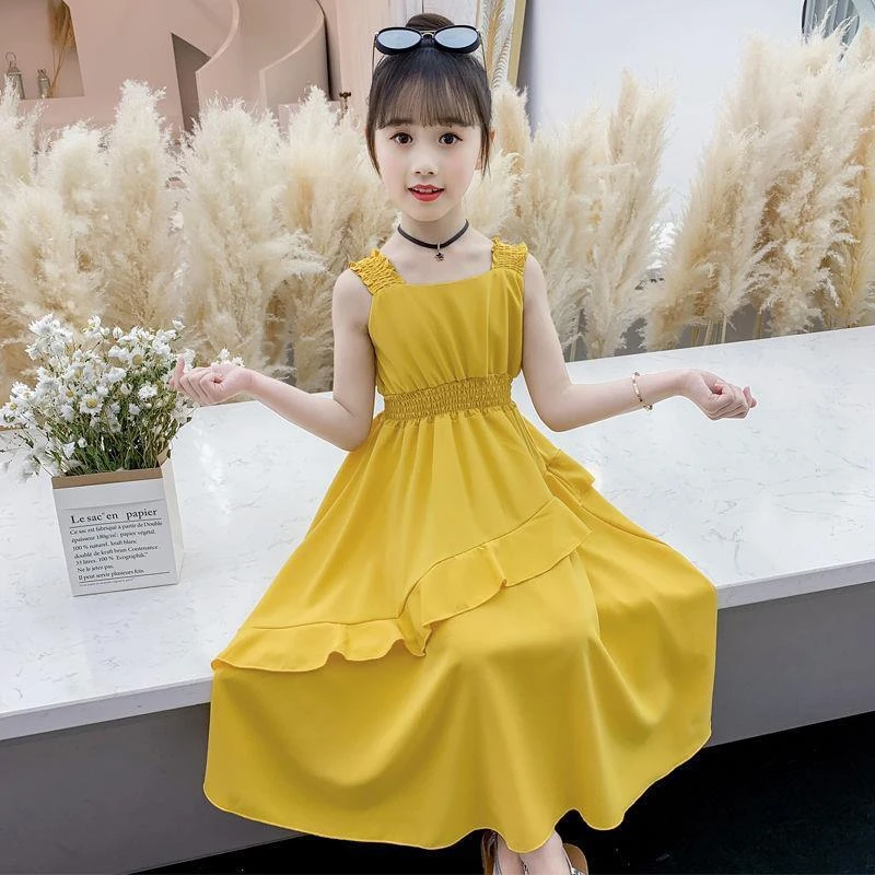 夏款夏装裙裙子新款儿童洋气连衣裙装2025小女孩雪纺网红女童公主