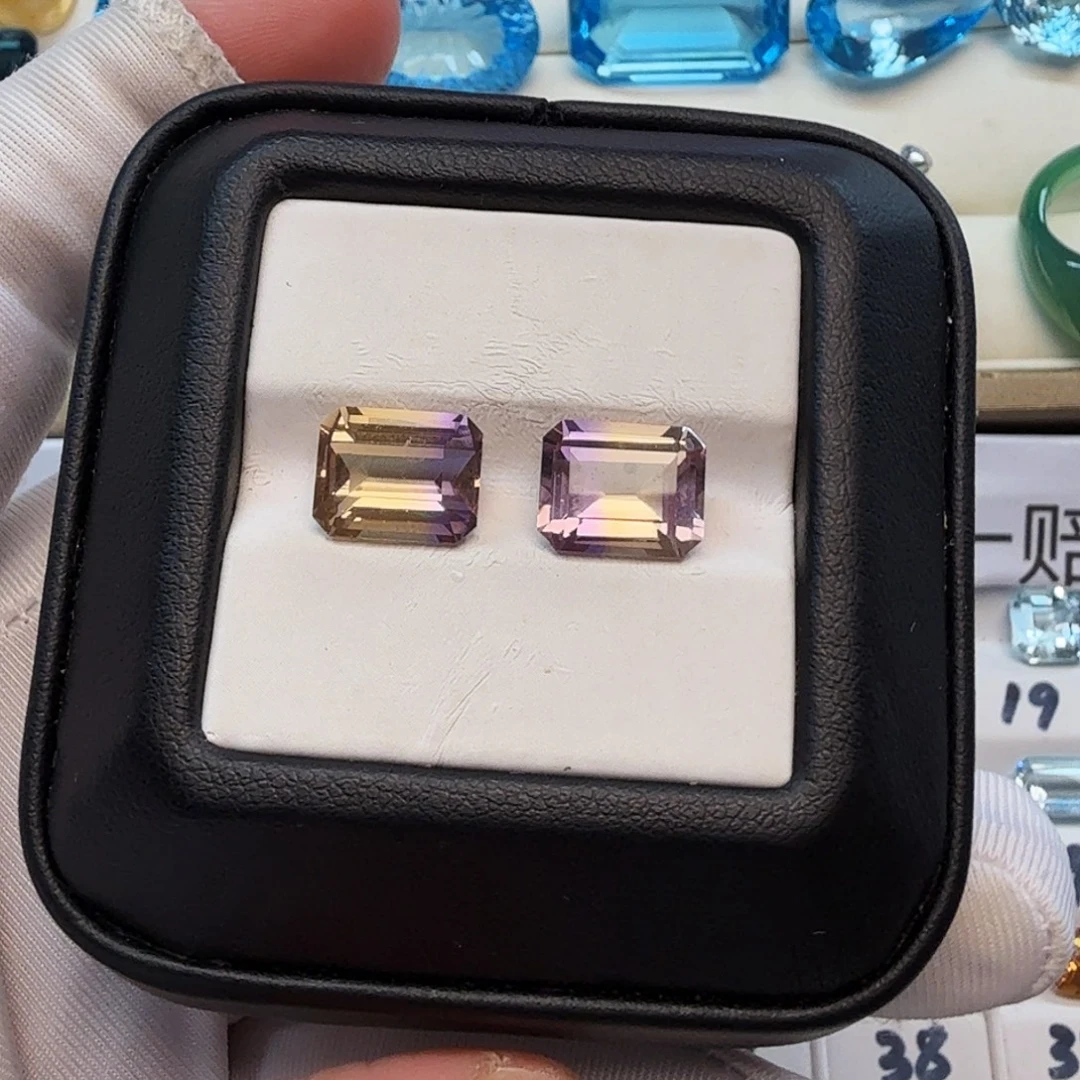 未镶嵌珠宝半成品紫晶抢购福利价多样性随机发一颗卡10×8毫米