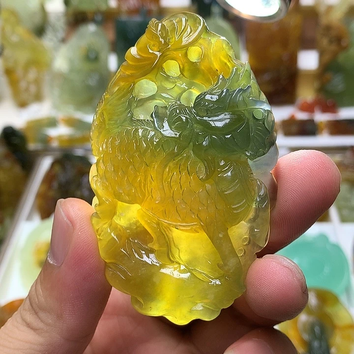 蛇纹石玉未镶嵌珠宝半成品