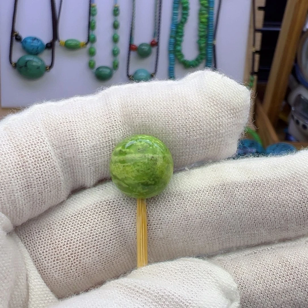 菜籽黄圆珠11.8mm兰