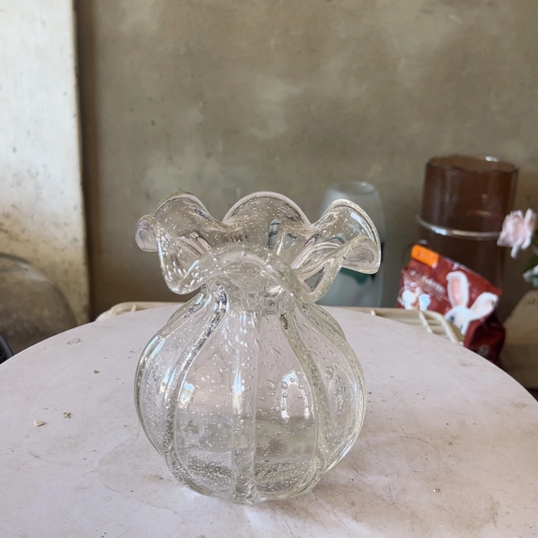弘扬琉璃花器微瑕高度16