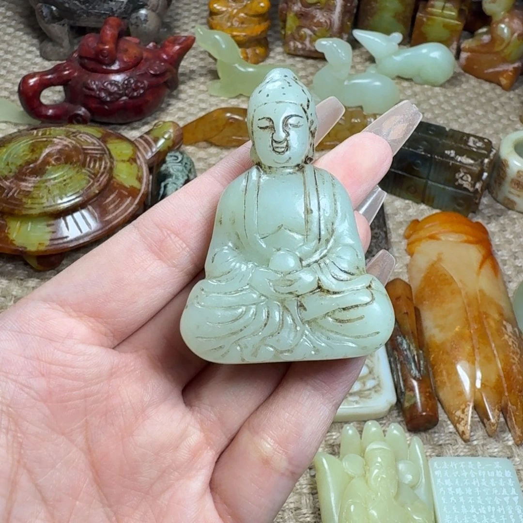 白玉菩提吊坠挂件