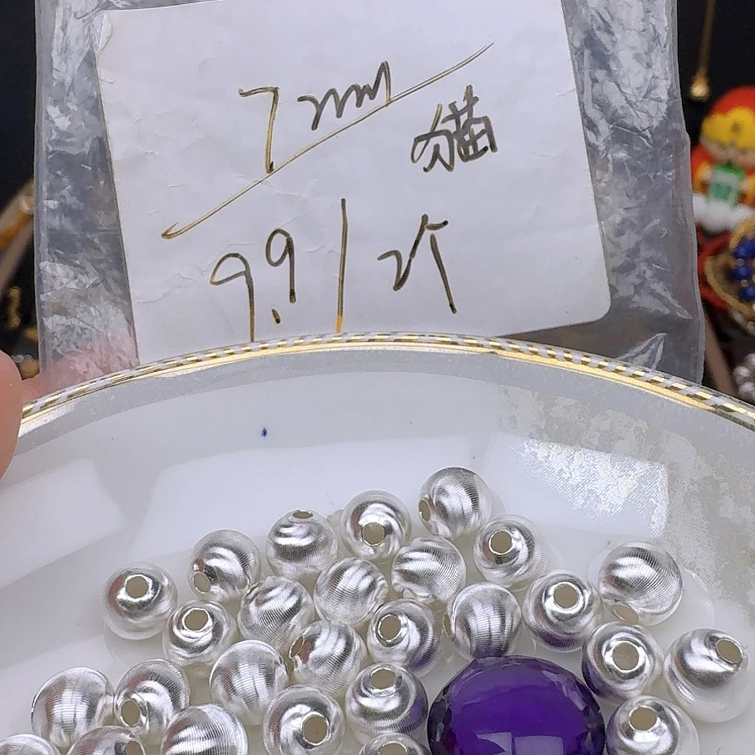 银S925镶嵌颈饰紫晶紫水晶925镶嵌22