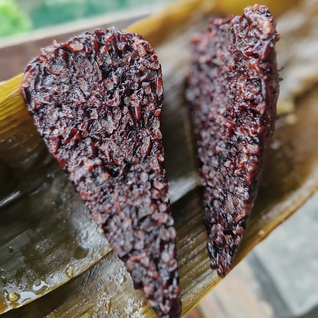 贵州老种紫米黑糯米糯小米粽子叶原材料