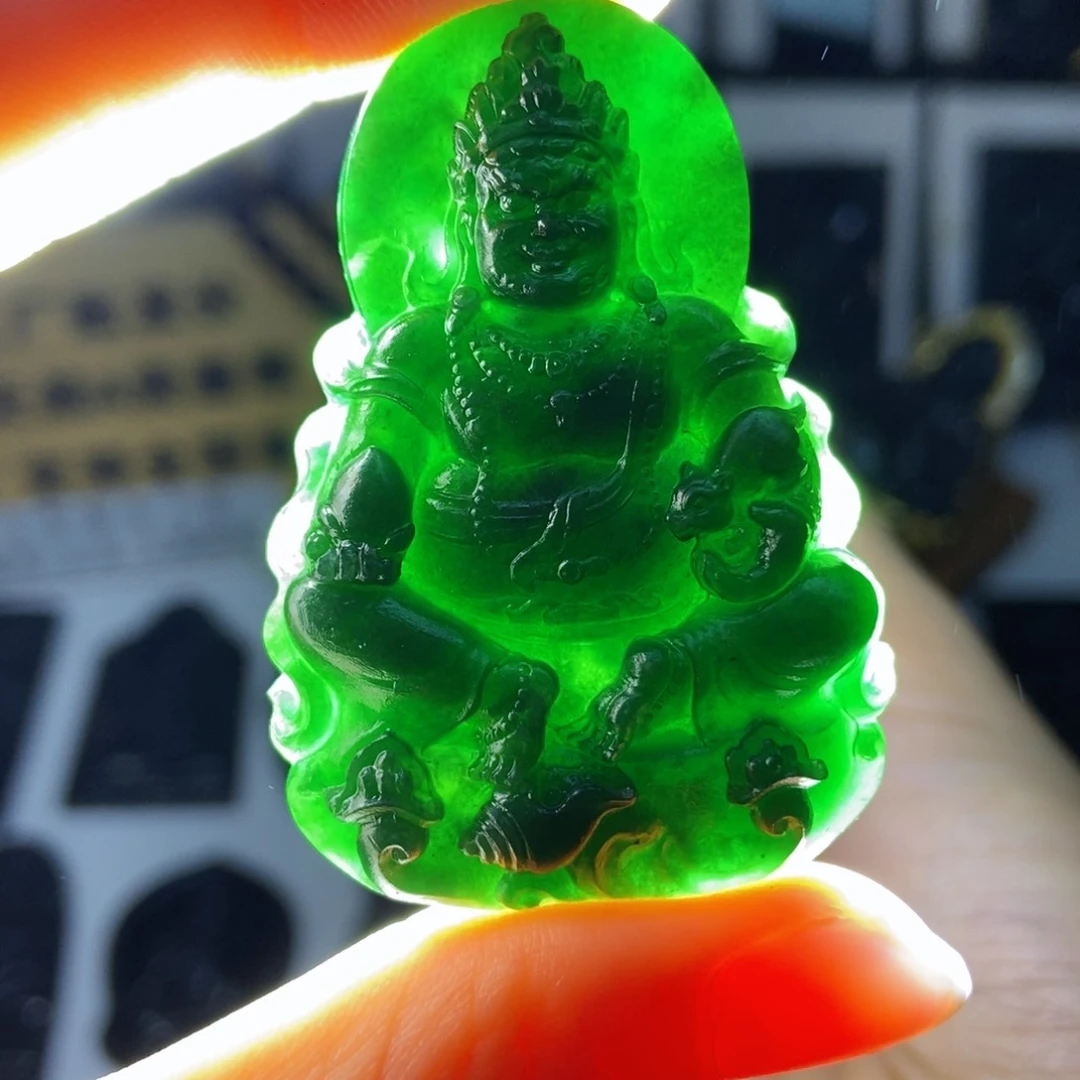 未镶嵌定制翡翠黄财