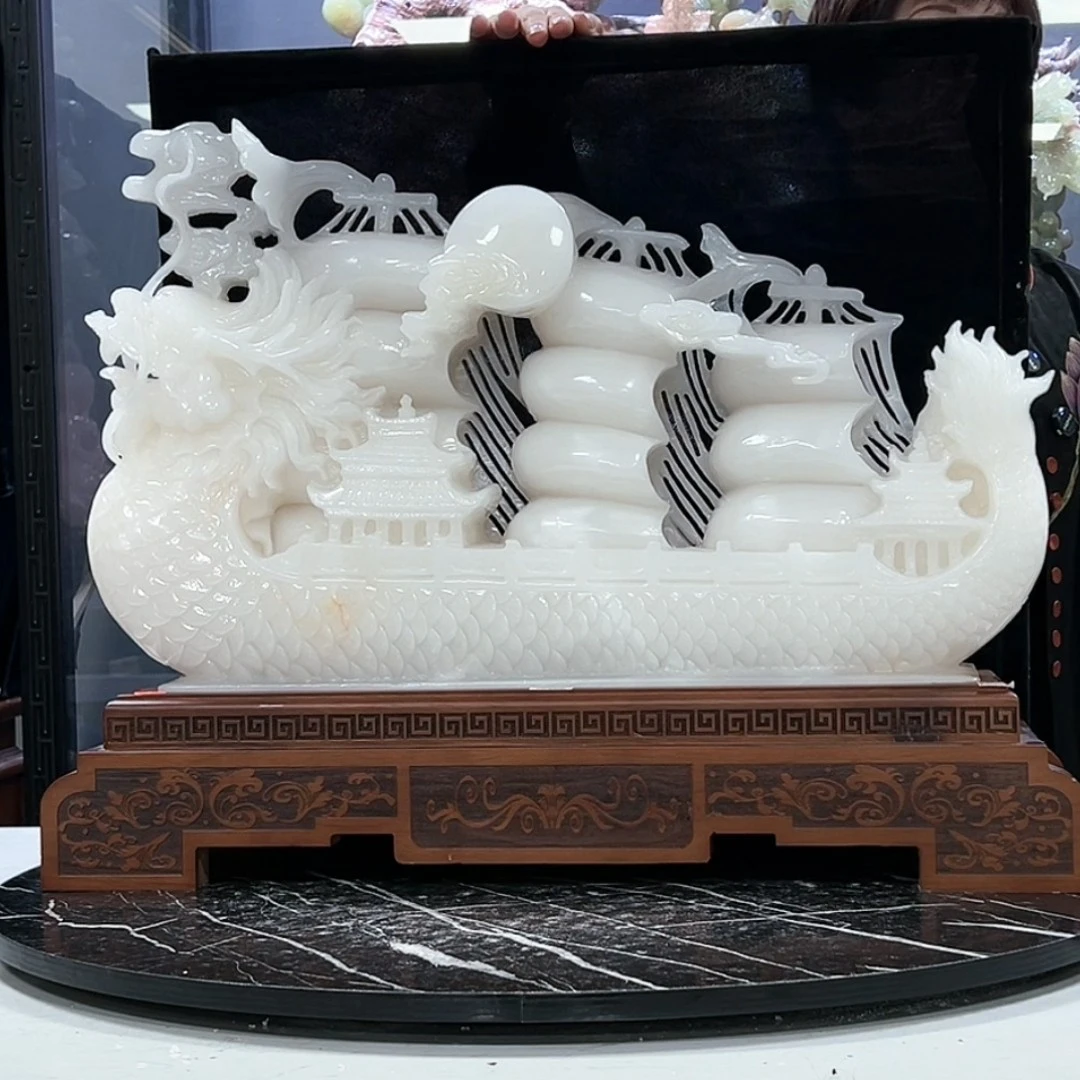 【付米链接 所见即所得】纯手工雕刻居家商务博古架中式新中式摆件.