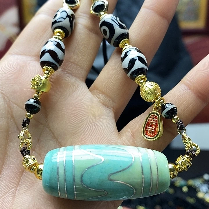 玛瑙/玉髓（覆膜）合金颈饰