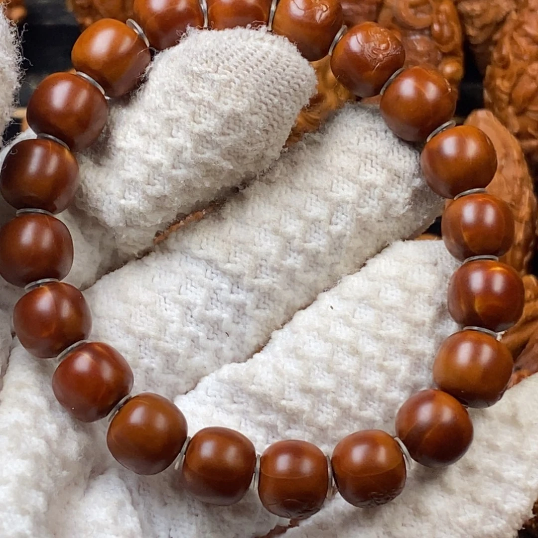 橄榄核手串/手链Q***?核雕shou cuan