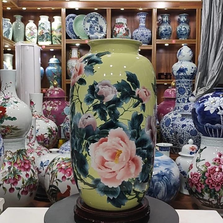 瓷片景德镇陶瓷花瓶子