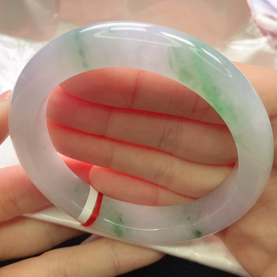 翡翠未镶嵌手镯缅甸5758