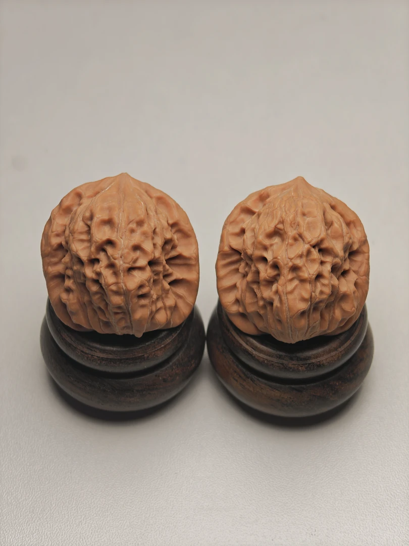 【精对】白蛇谷-边33.6-文玩核桃把件