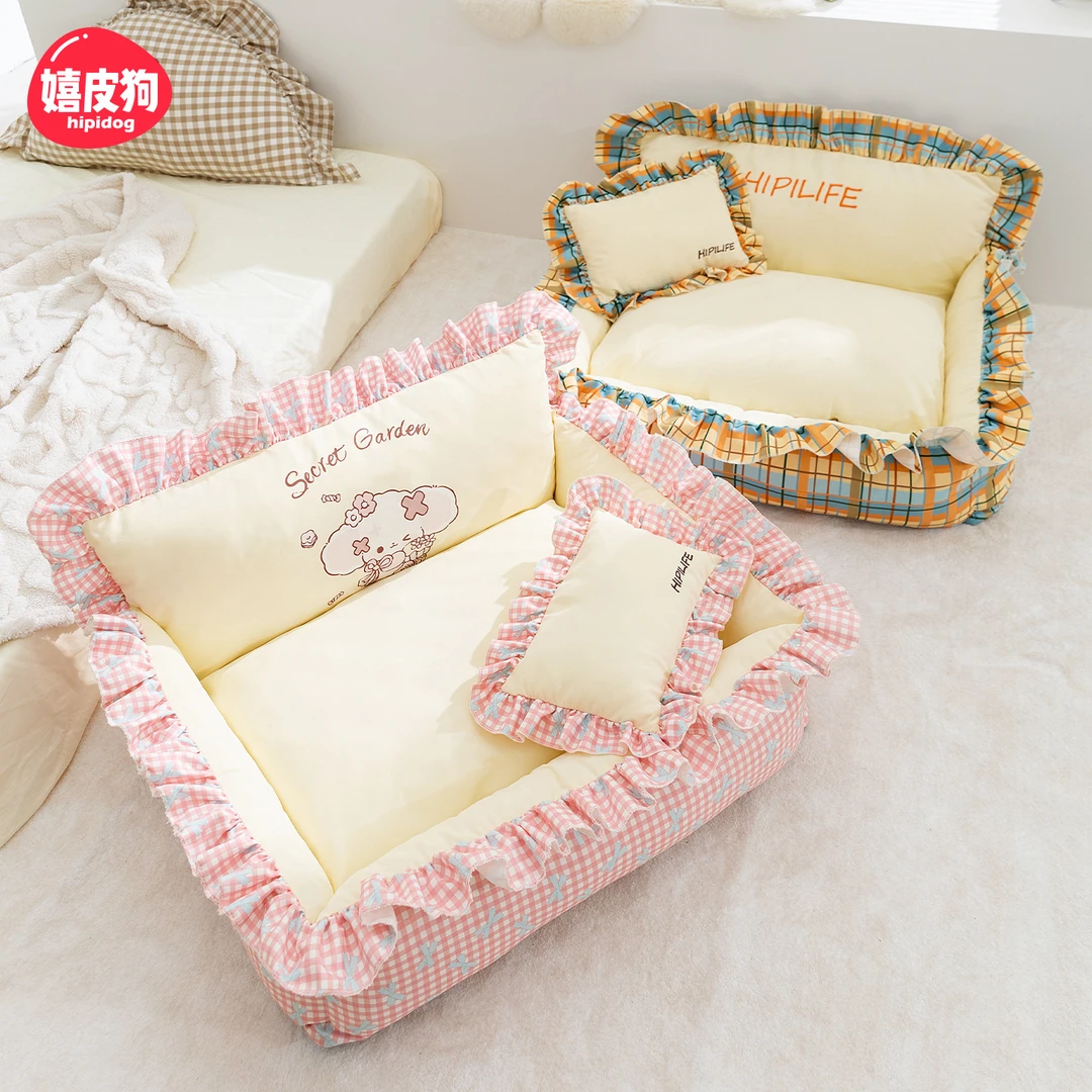 狗狗新款宠物窝四季通用可拆洗狗床猫床小宠安全感窝睡觉狗窝猫窝