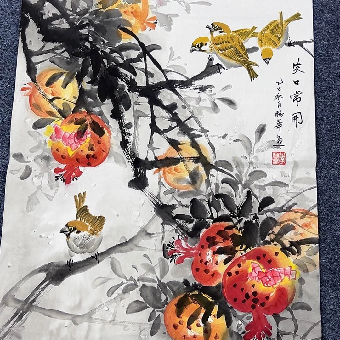 国画事事顺心如意万事如意万事