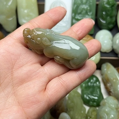 未镶嵌和田玉车挂温*